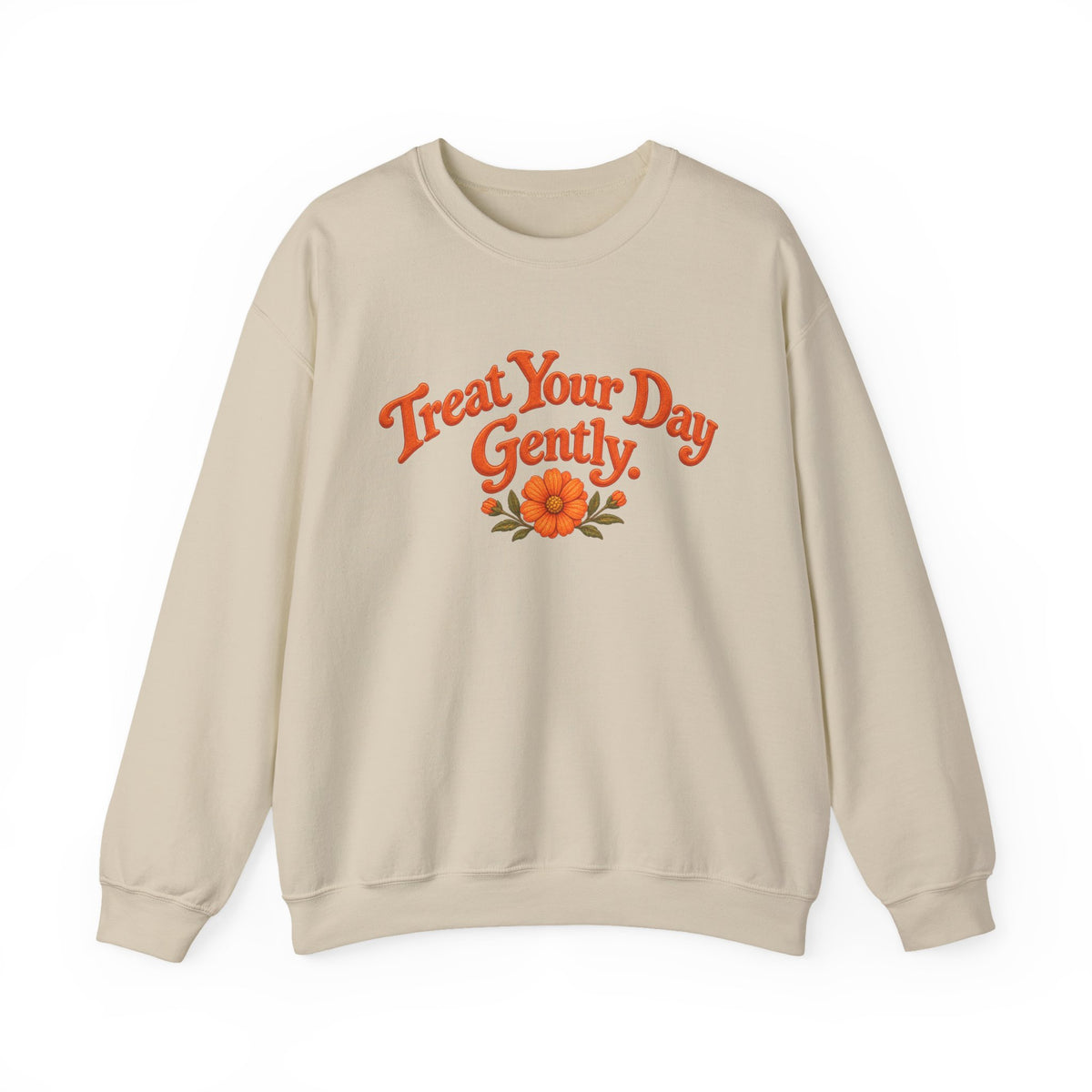 Treat Your Day Gently - Vintage Style #2 (Unisex Sweatshirt)