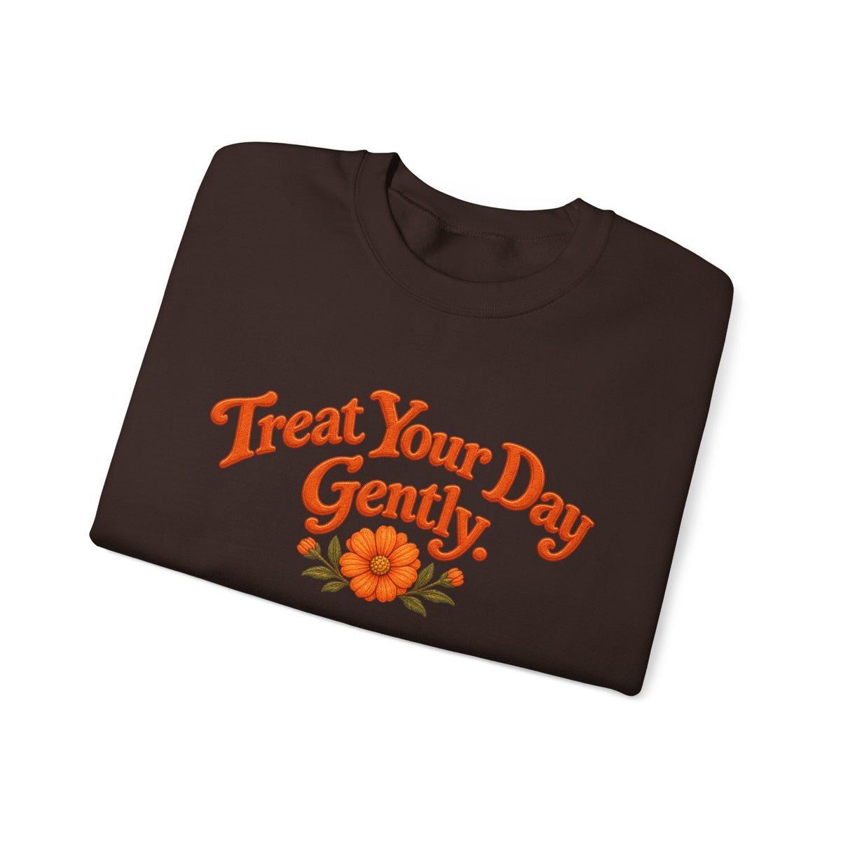 Treat Your Day Gently - Vintage Style #2 (Unisex Sweatshirt)